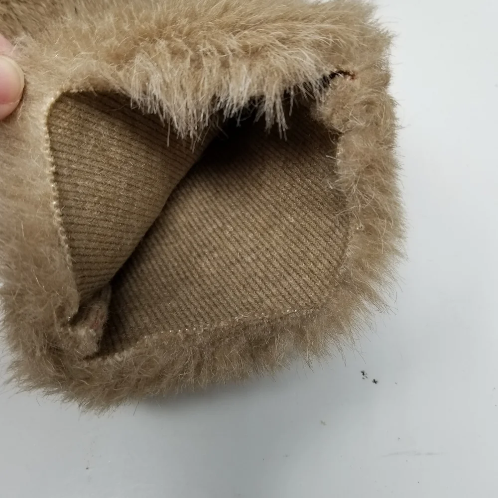 Dog Puppy Furry Hand Puppet Vintage Hand Made Animal Kids Golf Cover Pet Golden